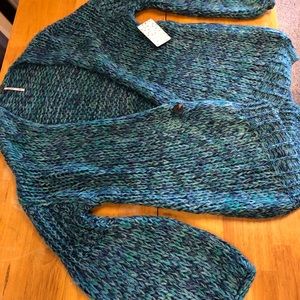 Oversized Free People Knit Cardigan Sweater